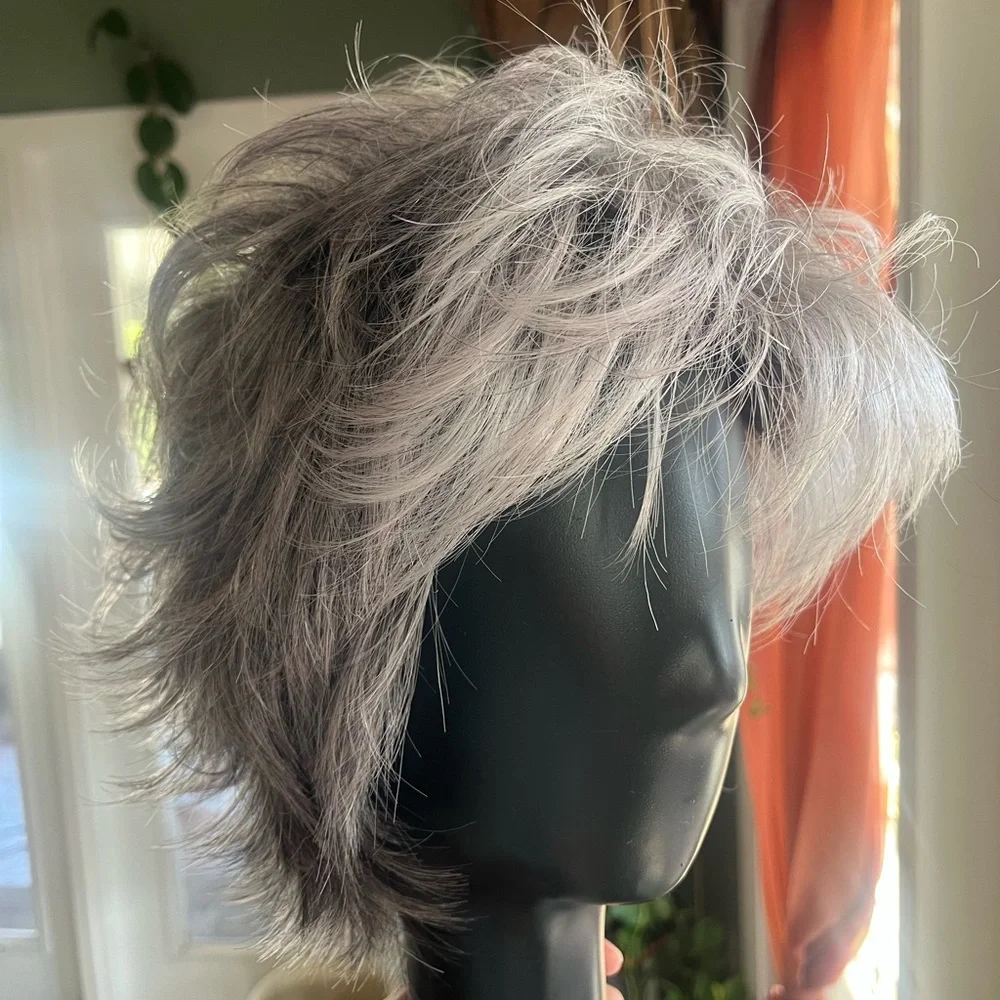 Nour NORIKO Lilac Silver adjustable Wig